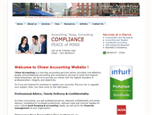 Tablet Screenshot of chiew-accounting.com